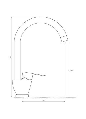 Змішувач для кухні MAIN MSM203S MixMIRA (299841656)