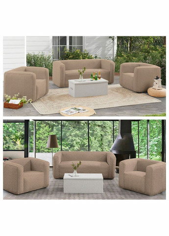 Надувний диван Коричневий SW-00002294 Sticker Wall (326064221)