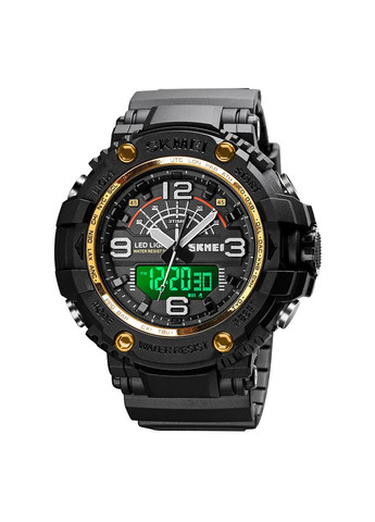 Часы 1617GD золотые спортивные для мужчин с будильником и секундомером кварцевые ProDobro (367264293)