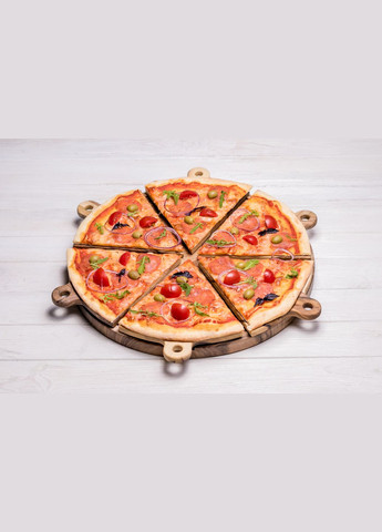 Дерев'яна підставка для піци L Велика підставка для всієї компанії EcoWalnut (295266071)
