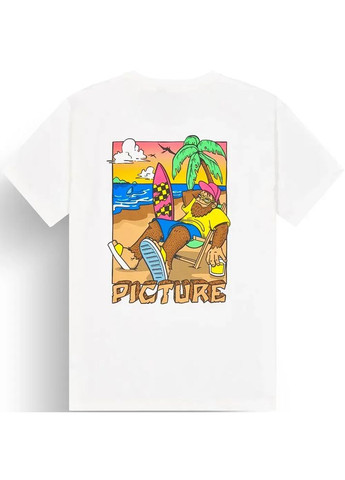 Біла футболка squatchy Picture Organic