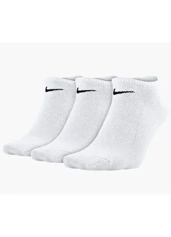 Белые шкарпетки хлопок белый унисекс 3 пары Nike (398100293)