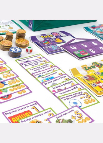 Настільна гра для дітей «Граємо в крамницю» VT2312-06 Від 5-ти років Vladi toys (315023135)