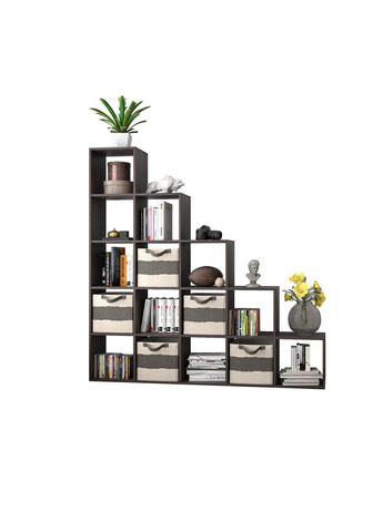 Стеллаж для книг и игрушек на 15 ячеек ST-0017 от Венге темный MORELI (335424367)