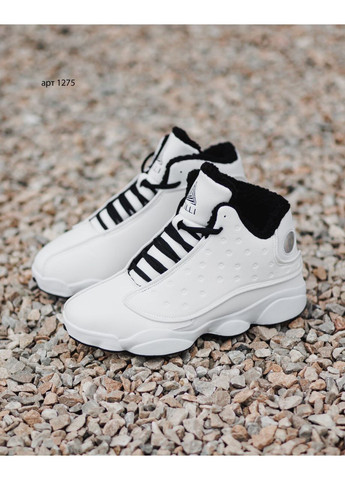 Белые зимние мужские кроссовки No Brand