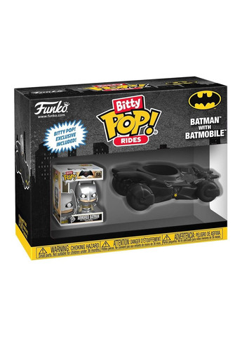 Набор фигурок Bitty Pop! Ride – Бэтмен и бетмобиль Funko (335055344)
