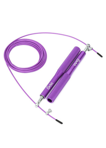 Скакалка скоростная на подшипниках с алюминиевыми ручками на подшипниках WCG (343045548)