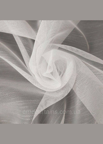 Комплект шторы 2 шт 150х250 см микровелюр Серо-синий, тюль бамбук 550 см Тепло-белый No Brand (337358241)