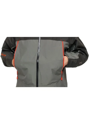 Сіра демісезонна куртка gore-tex basic jacket charcoal Shimano
