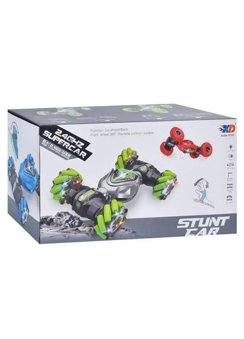 Синяя Машинка на радиоуправлении (USB зарядка, изменяет форму, свет, звук) 3688-G106A Grant (363832298)