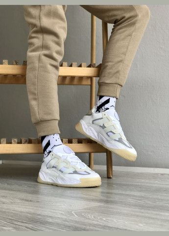 Кросівки жіночі і чоловічі Adidas Niteball white | Адідас Найтбол білі No Brand білі демісезони (307397804)
