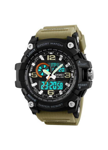 Чоловічий наручний годинник 1283KH watch (Khaki) Skmei (322334023)