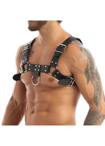 Чоловіча портупея з широкими ремінцями та кільцями M-XL No Brand (368893640)