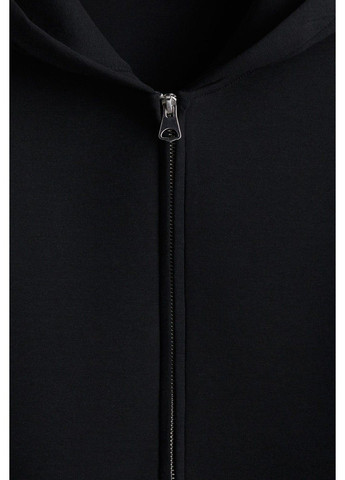 Чорний чоловіче худі на блискавці вільного крою (58576) s чорне H&M (370685692)