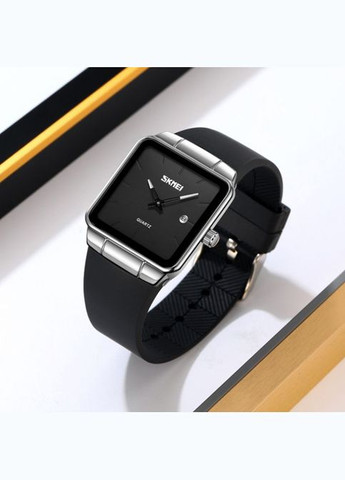 2173SIBK Silver-Black кварцевый спортивный Skmei (326599521)