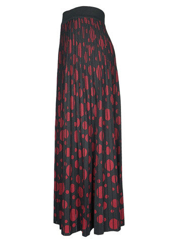 Трикотажна двостороння спідниця міді Бордовий Forza Viva (363261562)