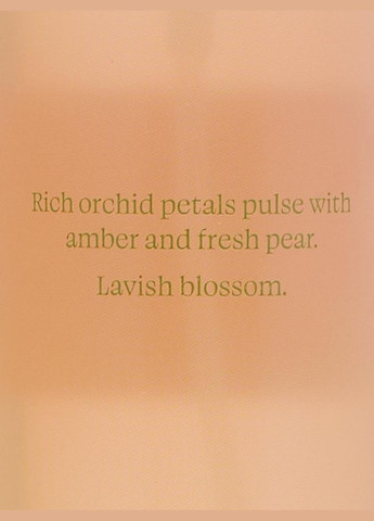 Парфюмированный спрей Lush Orchid Amber 250 мл Victoria's Secret (285897559)