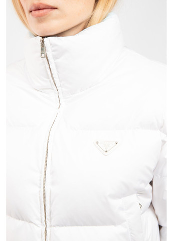 Белый зимний Пуховик Prada