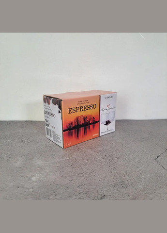 Набір склянок ESPRESSO з подвійним дном 2 шт 80мл VT-5405-80 (133105) Vittora (323644809)