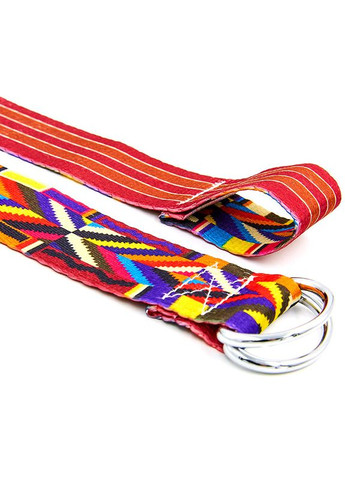 Ремень для йоги SP- (полиэстер, р-р 183 x 3,8 см, мультиколор) (FI-6975-17) SP-Sport (361438801)