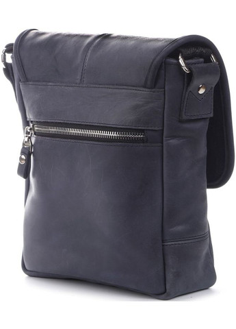Шкіряна сумка крос боді синя чоловіча 11015 Shvigel (329195280)