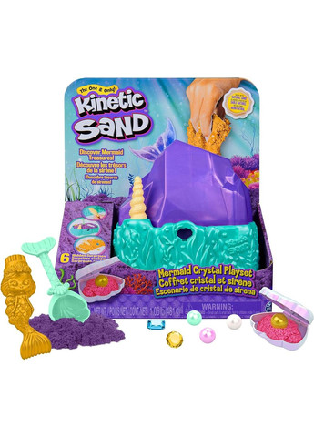 Кинетический песок Kinetic Sand Mermaid Crystal Playset Русалка Кристалл Spin Master (282964555)