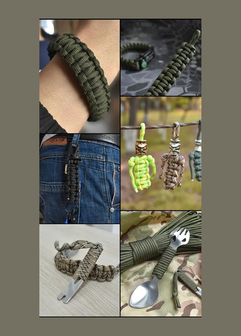Шнур на метраж Паракорд для плетения браслетов 4 мм Цена за 1 метр Finding (329892569)