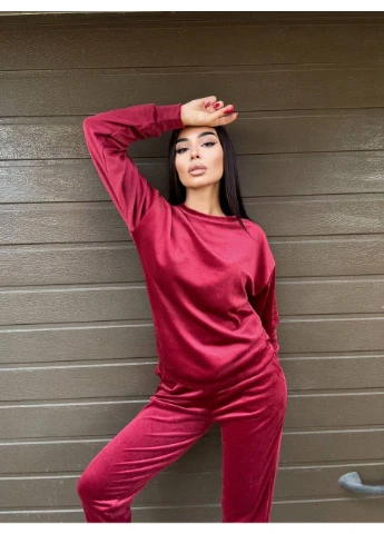 Жіночий велюровий костюм двійка Fashion (382028726)