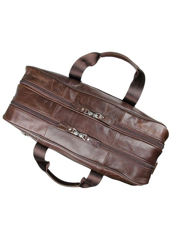 Сумка чоловіча шкіряна портфель в дорогу планшет для документів А4 для телефону Темно-коричневий 34228 John McDee (331861728)