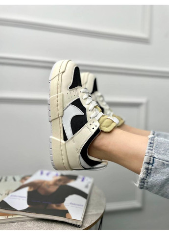 КРОССОВКИ ЖЕНСКИЕ NIKE DUNK DISRUPT «PALE IVORY» НАЙК СБ ДАНК No Brand белые демисезоны (367167949)