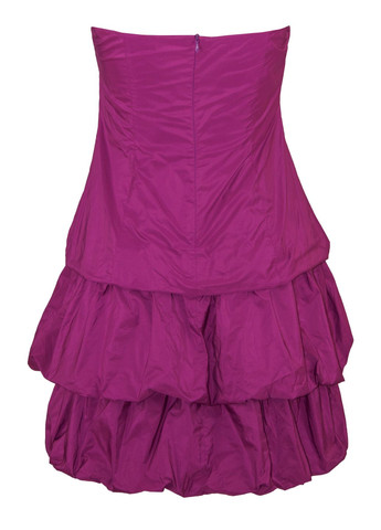 Фиолетовое праздничный, коктейльное, вечернее женское мини платье с открытыми плечами с открытыми плечами, бандо, клеш, с юбкой-солнце, с пышной юбкой, с открытой спиной Vera Mont однотонное