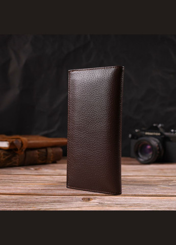 Кошелек мужской Кожаный 21902 Коричневый Canpellini (306881825)