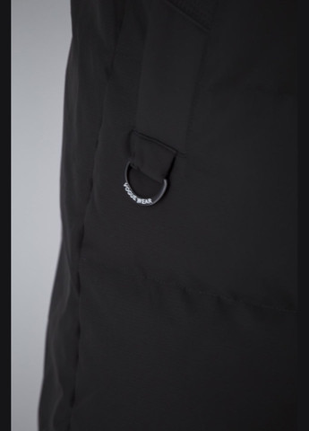 Чорна зимня чоловічий зимовий пуховик: біопух, двокольоровий, спортивний стиль (, ), 45835 Snow Image