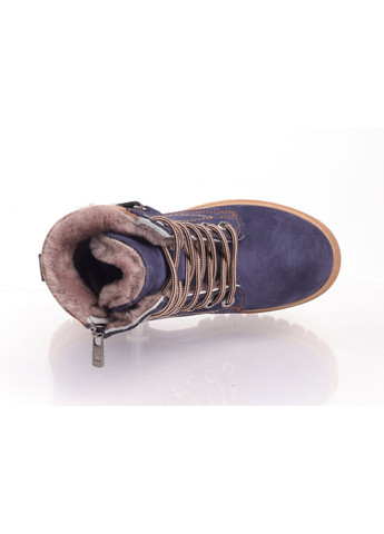 Черевики зимові 3000 для хлопчиків синьо-бежеві, нубук. Розмір Topitop (367166510)