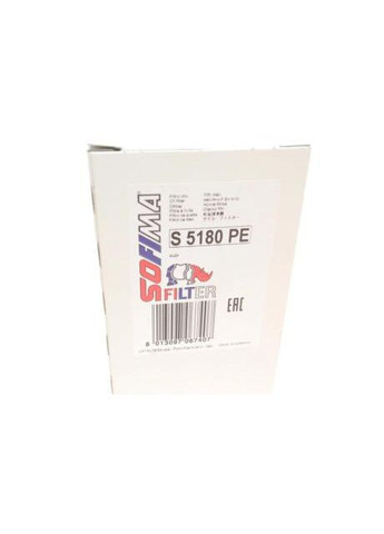 Фільтр масляний S 5180 PE Sofima (354754896)