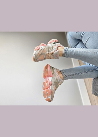 Кроссовки женские New Balance 9060 grey pink \ Нью Беланс 9060 серые розовые No Brand серые демисезоны (302002699)