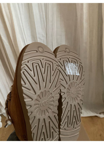 Уггі унісекс кросівки Ловмел коричневі UGG Lo Lowmel Chestnut No Brand (369153014)