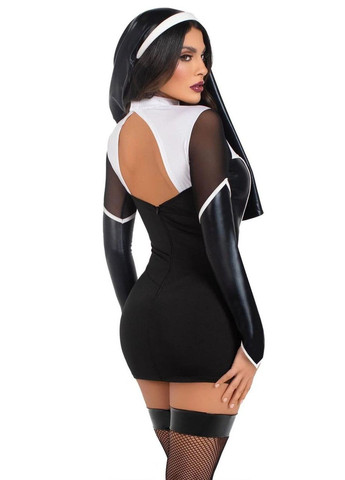 Костюм-монашки Leg Avenue Holy Hottie Dress XS No Brand (362453497)