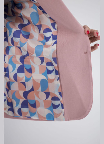 Розовый женский женский пиджак muray (, ), 40769 No Brand однотонный - всесезон