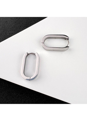 Серьги из нержавеющий медицинской стали ES-325 No Brand (299330414)