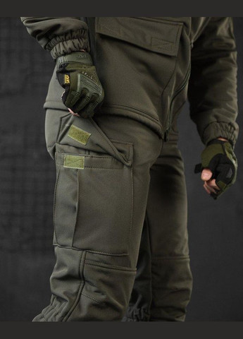 Тактический костюм SoftShell Olive ВТ0445 5XL No Brand