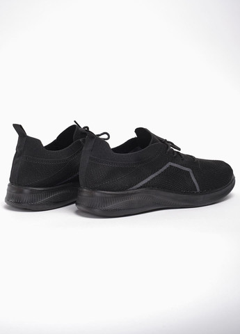 Чорні Літні кросівки спорт m09-1 текстиль чорний норма 3428 Power