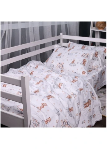 Постільна білизна 010 Teddy ballons Фланель 200x220 (ek41212) Mirson 010 Teddy ballons Фланель 200x220 Євро (392674235)