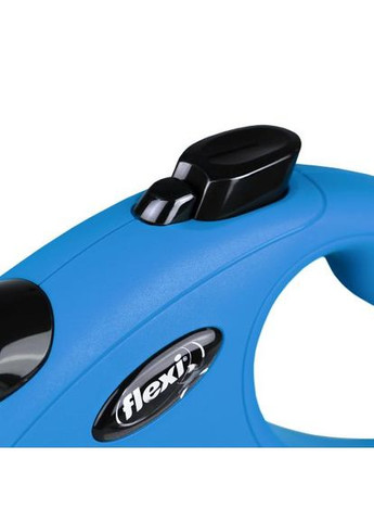 Повідець-рулетка New Classic для собак, зі стрічкою, розмір L 5 м / 50 кг (синя) Flexi (330982022)