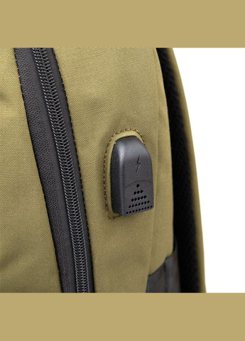Рюкзак для ноутбука текстильний smart оливковий 30х45х13 см 20623 Vintage (362418108)