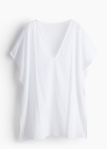 Білий пляжна сукня H&M однотонна
