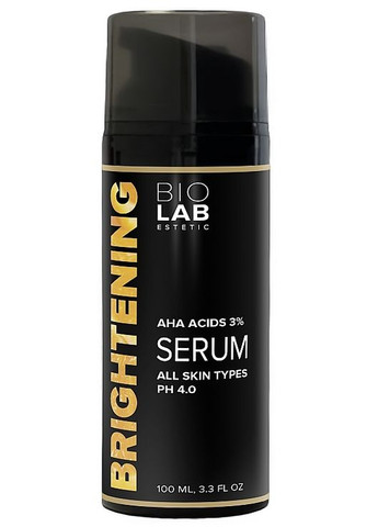 Сыворотка для лица с кислотами АНА 3% Brightening AHA Acids 3% Serum 30ml (1512461-40327307) Biolab (368740743)