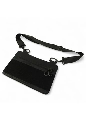 Молодіжна тактична сумка для патчів на плече з 4 кишенями black No Brand (385241231)