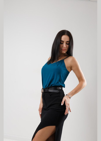 Морской волны женская летняя блузка Fashion Girl