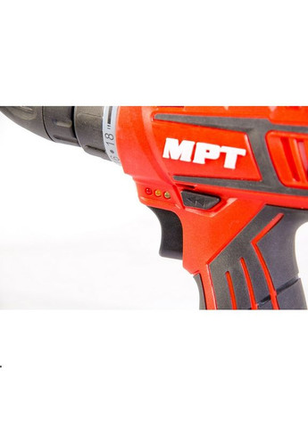 Дриль-шуруповерт акумуляторний 12 V Li-ion 1.5 Ач 0-600 об/хв 0-10 мм 1 АКБ. Red (MCDT1216.B1) MPT (340909452)